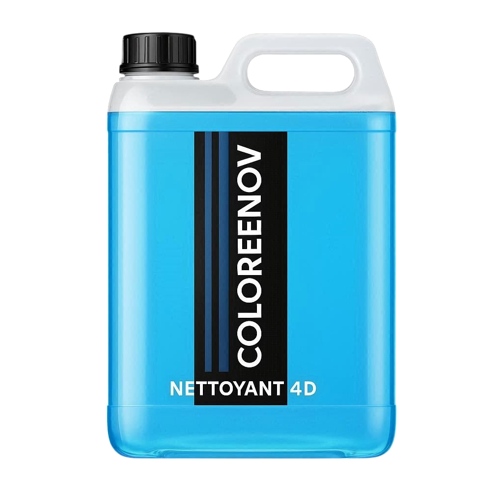 Le nettoyage du cuir avec le nettoyant 4D de coloreenov