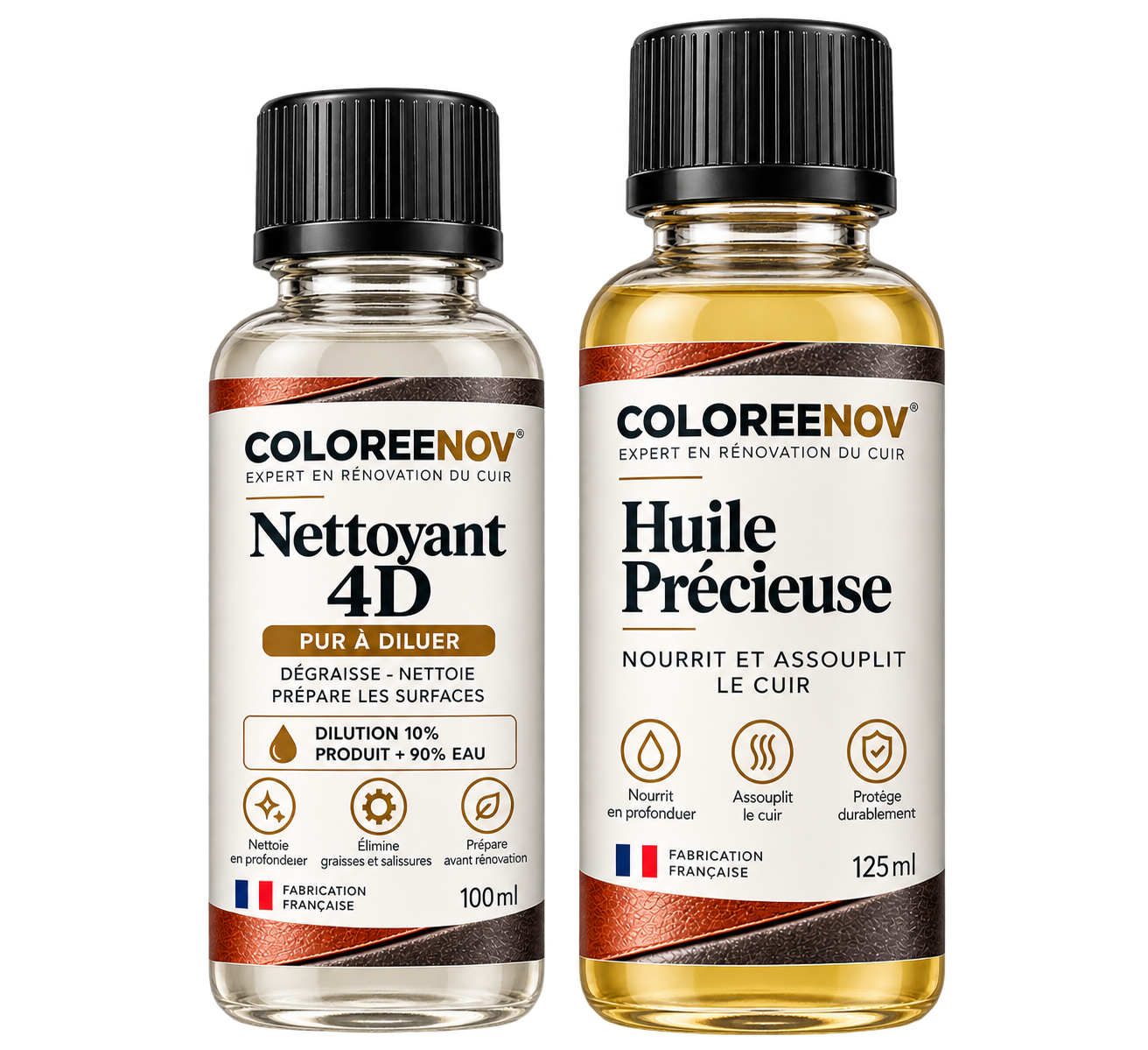 Kit Entretien et Nutrition du cuir Coloreenov