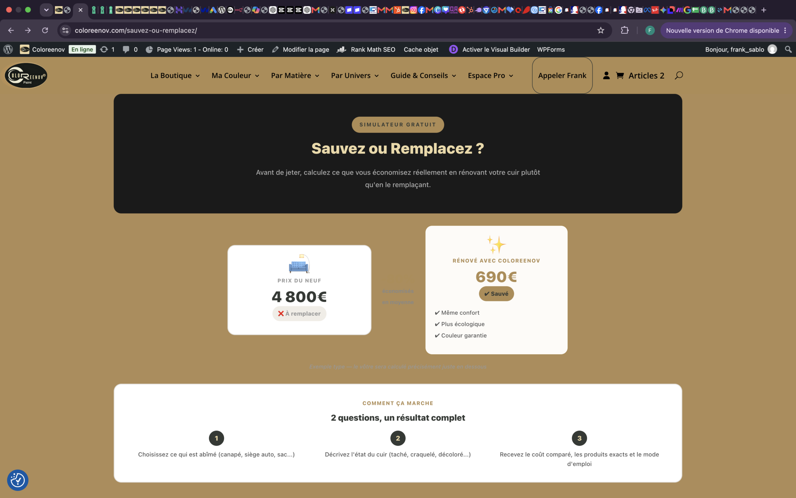 Capture d'écran — Sauvez ou Remplacez ?