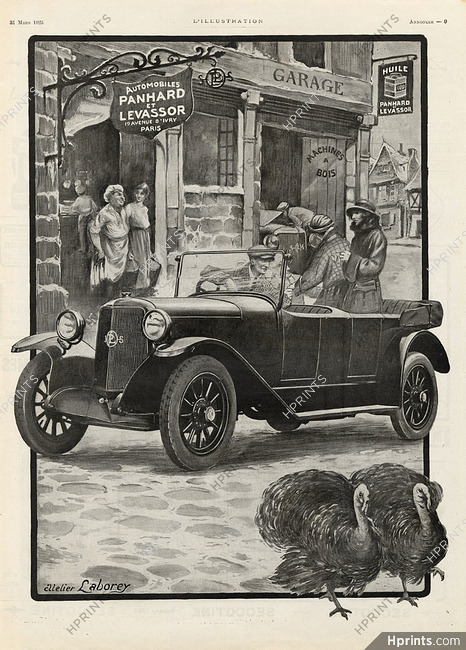 Panhard et Levassor, automobile de 1923